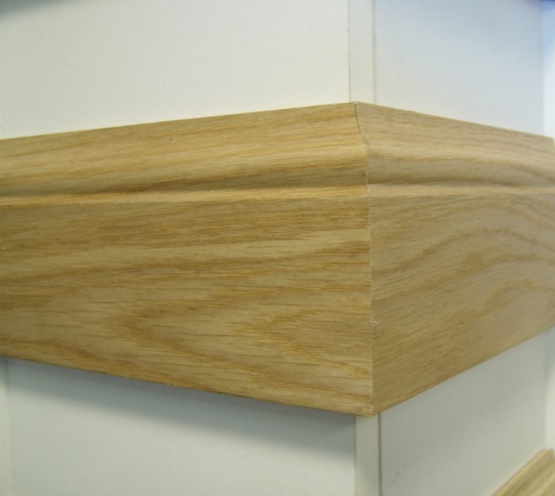 3.0m x 15 x 95 oak Og MDF Veneered Skirting - Pre-finished Wooden